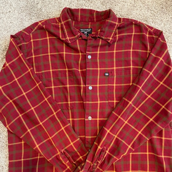 **POLO RALPH LAUREN** Vintage Polo Jeans Co. button down SIZE LARGE - Picture 3 of 4